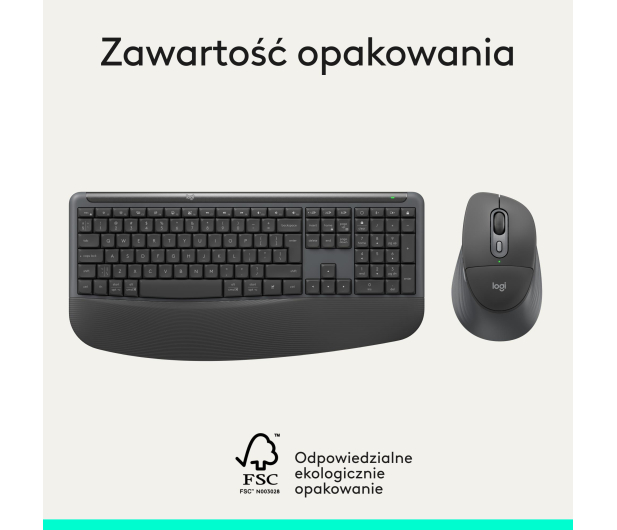 Logitech Signature Comfort Plus MK880 grafitowy - 1533424 - zdjęcie 15